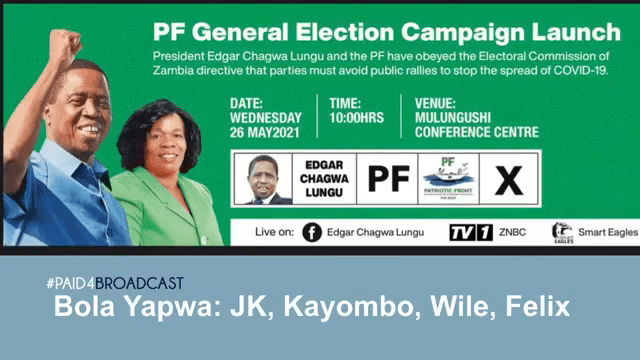 JK ft. Kayombo, Wile & Felix – Bola Yapwa (PF Campaign Song 2021) Mp3
