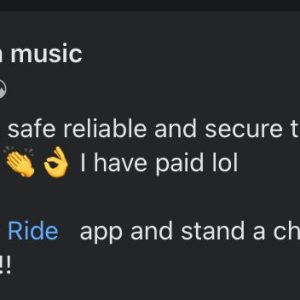 K’millian finally pays for his ride, he confirms