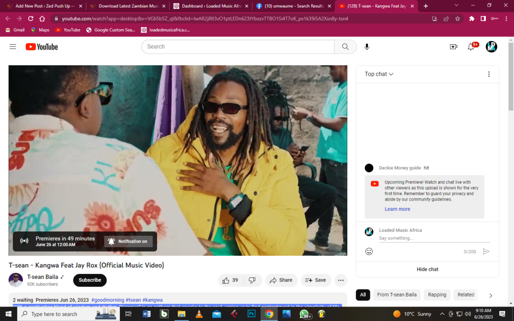 T Sean Ft. Jay Rox - Kangwa Mp3 Download