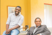 Chellah Tukuta with President Hakainde Hichilema