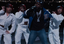 Kendrick Lamar at the Super Bowl show